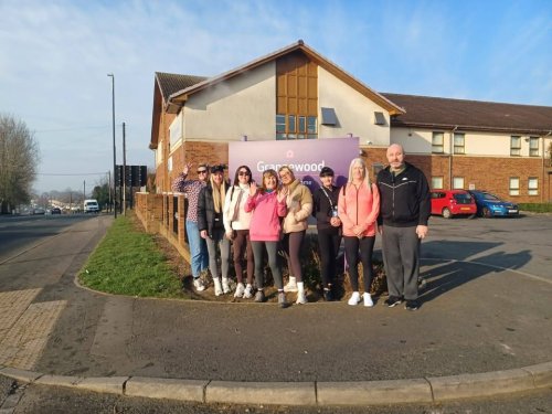 Carousel post from Grangewood Care Home.