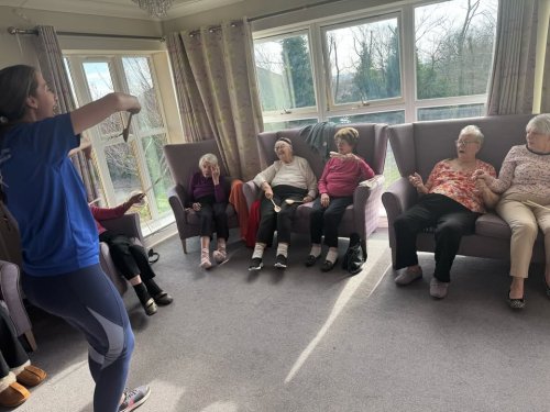 Carousel post from Grangewood Care Home.