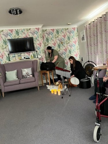 Carousel post from Grangewood Care Home.