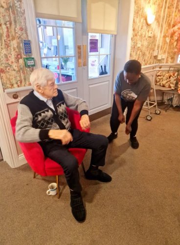 Carousel post from Grangewood Care Home.