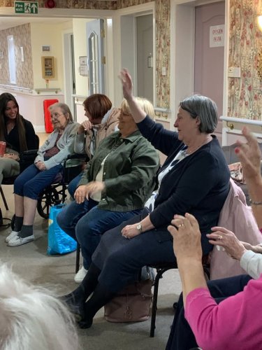 Carousel post from Grangewood Care Home.