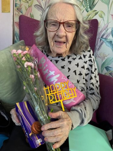 Carousel post from Grangewood Care Home.