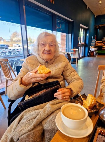 Carousel post from Grangewood Care Home.