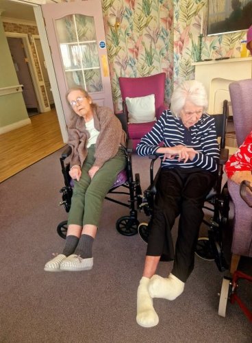 Carousel post from Grangewood Care Home.