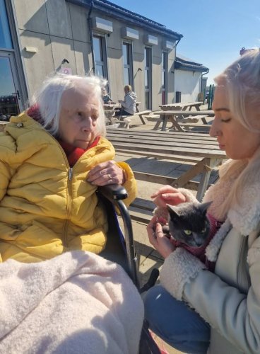 Carousel post from Grangewood Care Home.
