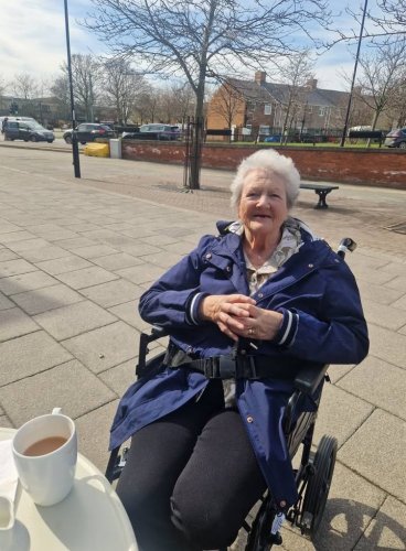 Carousel post from Grangewood Care Home.