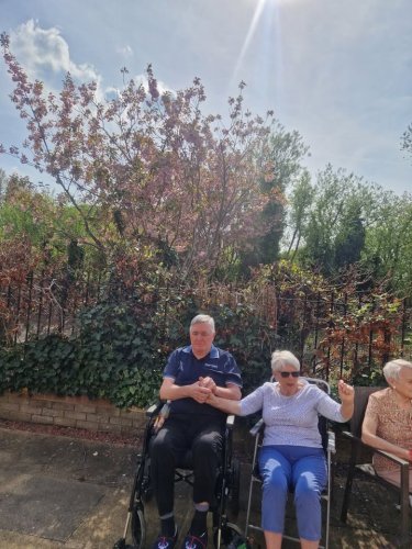 Carousel post from Grangewood Care Home.