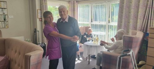 Carousel post from Grangewood Care Home.