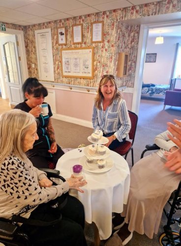 Carousel post from Grangewood Care Home.