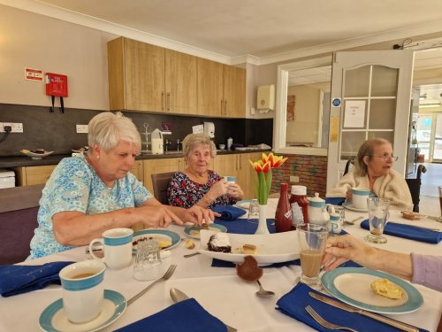 Carousel post from Grangewood Care Home.