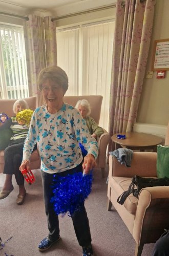 Carousel post from Grangewood Care Home.