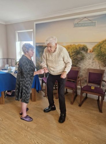 Carousel post from Grangewood Care Home.