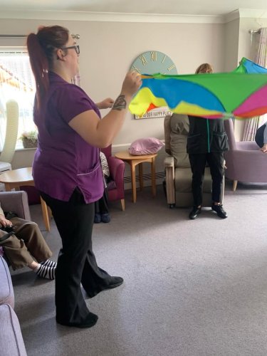 Carousel post from Grangewood Care Home.