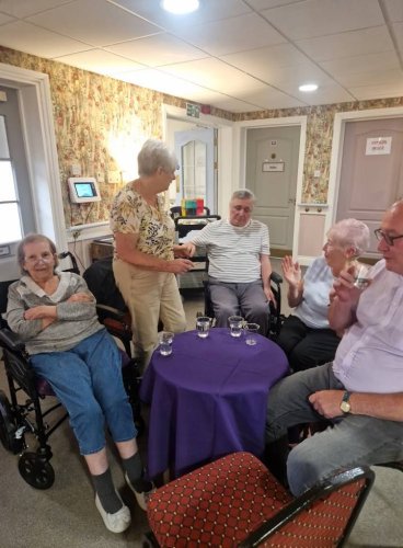 Carousel post from Grangewood Care Home.