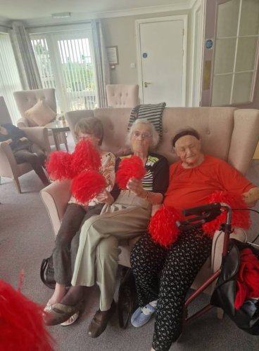 Carousel post from Grangewood Care Home.