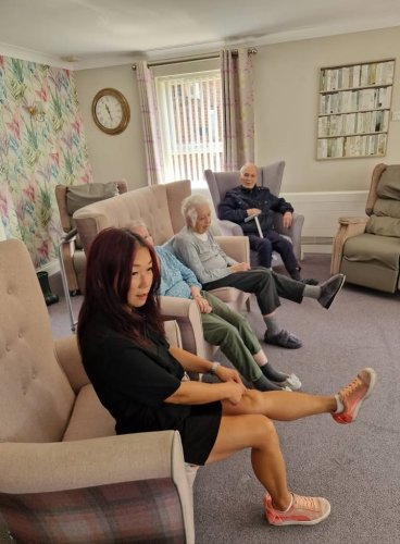Carousel post from Grangewood Care Home.