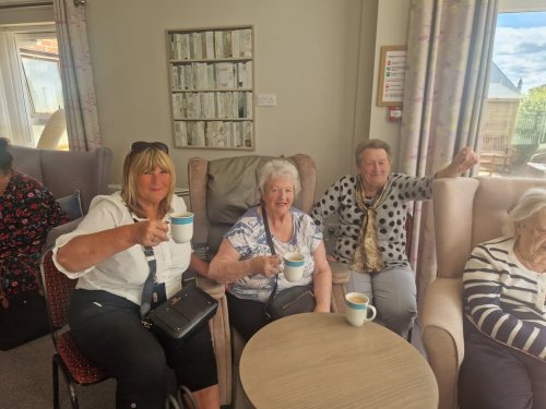Carousel post from Grangewood Care Home.