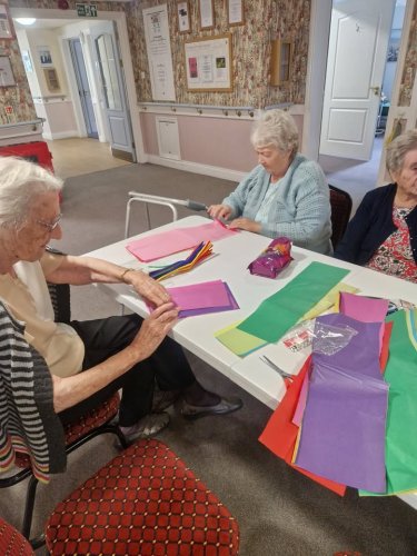 Carousel post from Grangewood Care Home.