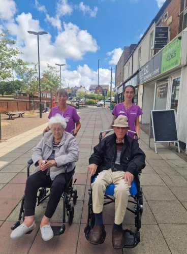 Carousel post from Grangewood Care Home.