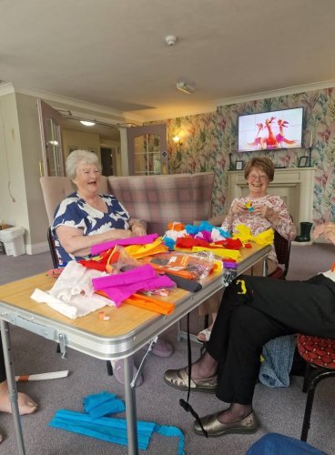 Carousel post from Grangewood Care Home.