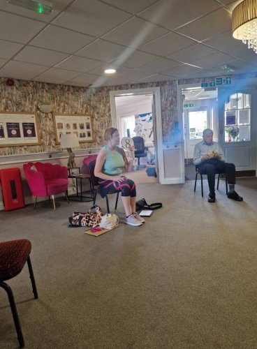 Carousel post from Grangewood Care Home.