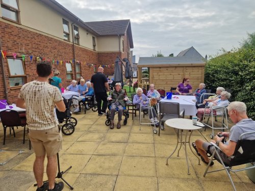 Carousel post from Grangewood Care Home.