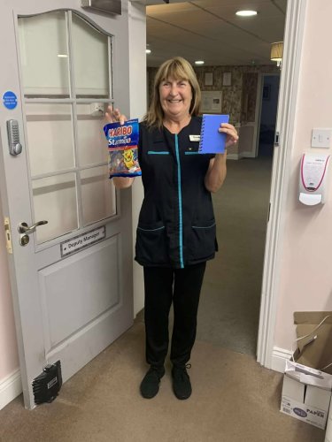 Carousel post from Grangewood Care Home.