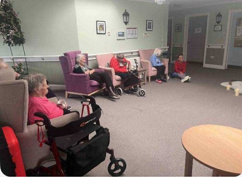 Carousel post from Grangewood Care Home.