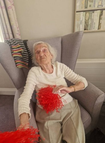 Carousel post from Grangewood Care Home.