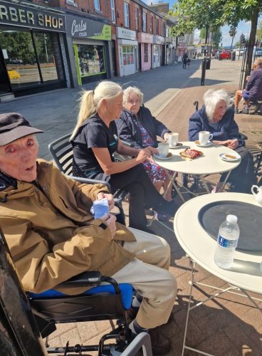 Carousel post from Grangewood Care Home.