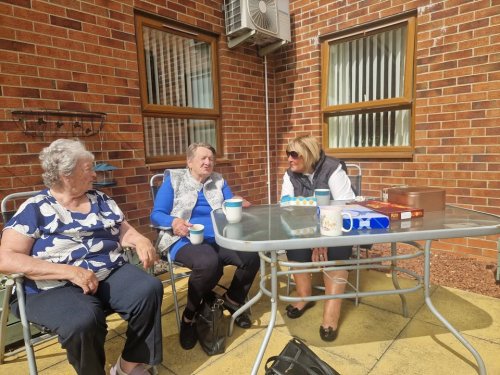 Carousel post from Grangewood Care Home.