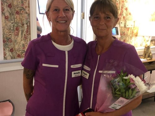 Carousel post from Grangewood Care Home.