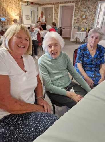 Carousel post from Grangewood Care Home.