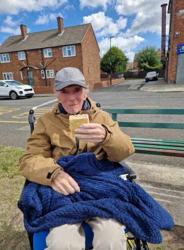 Carousel post from Grangewood Care Home.