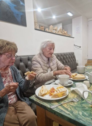 Carousel post from Grangewood Care Home.