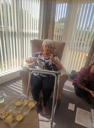 Carousel post from Grangewood Care Home.