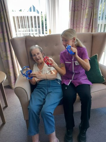 Carousel post from Grangewood Care Home.