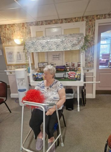 Carousel post from Grangewood Care Home.