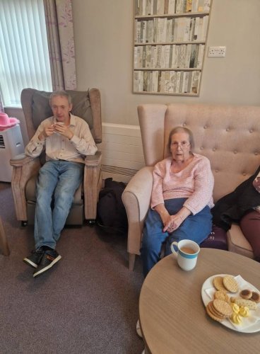 Carousel post from Grangewood Care Home.