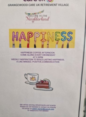 Photo post from Grangewood Care Home.