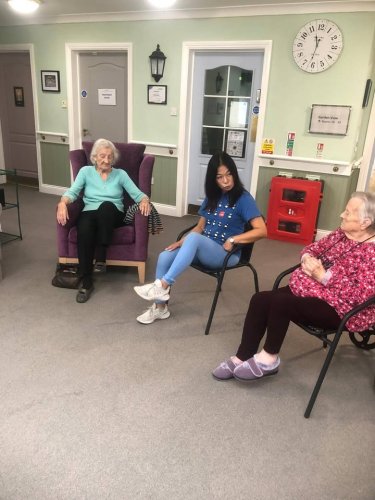 Carousel post from Grangewood Care Home.