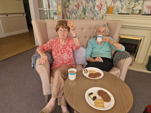 Carousel post from Grangewood Care Home.