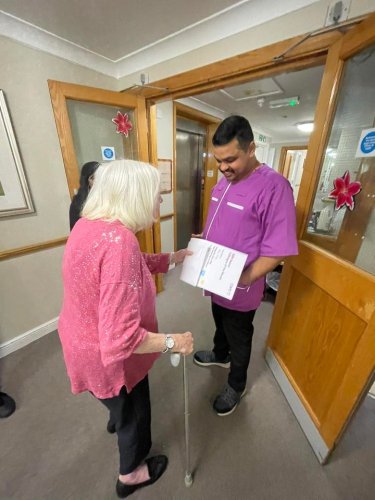 Carousel post from Haven Lodge care home.