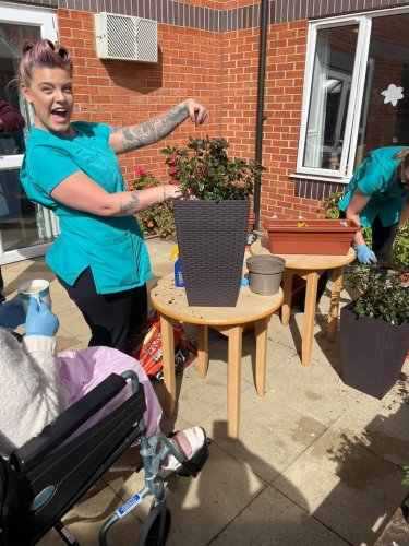 Carousel post from Haven Lodge care home.
