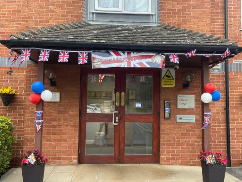 Carousel post from Haven Lodge care home.
