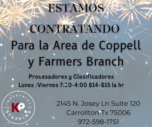 Photo post from KP Staffing Agency (Carrollton Branch).