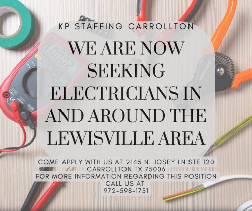 Photo post from KP Staffing Agency (Carrollton Branch).