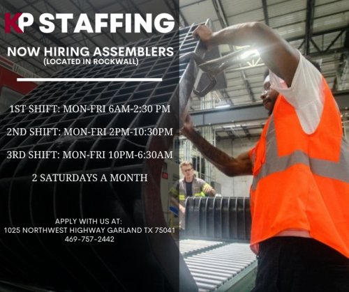 Photo post from KP Staffing Agency (Carrollton Branch).