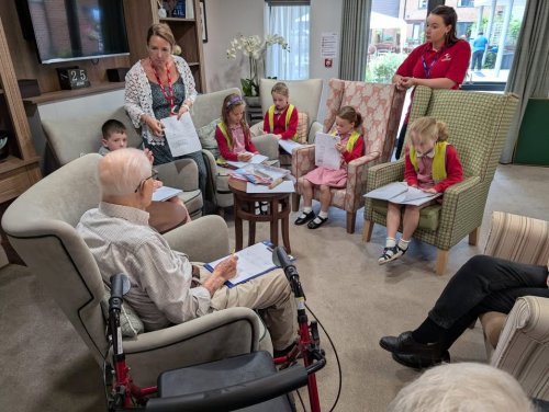 Carousel post from Ancasta Grove care home.