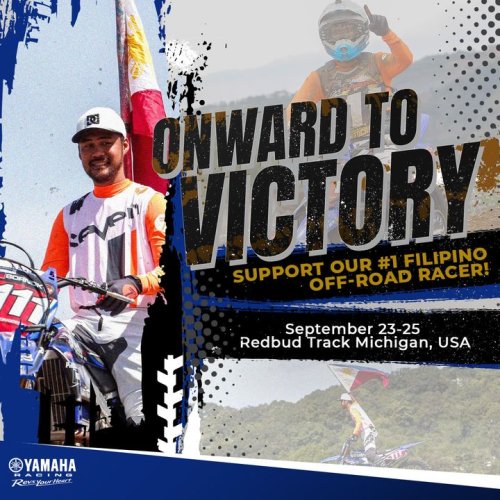 Photo post from Yamaha Racing Philippines.